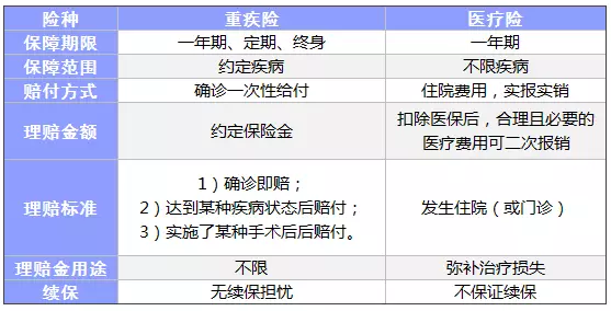 常見的保險(xiǎn)都有什么區(qū)別？